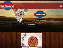 Tablet Screenshot of laitaliana.com.ec